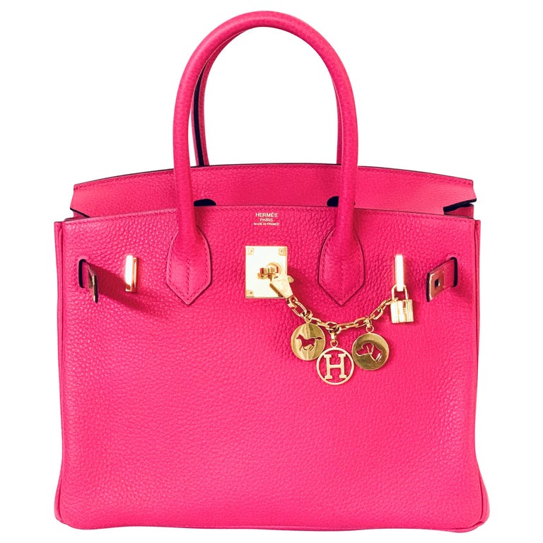 Hermès Rose Extreme Birkin 30cm Gold Hardware at 1stDibs
