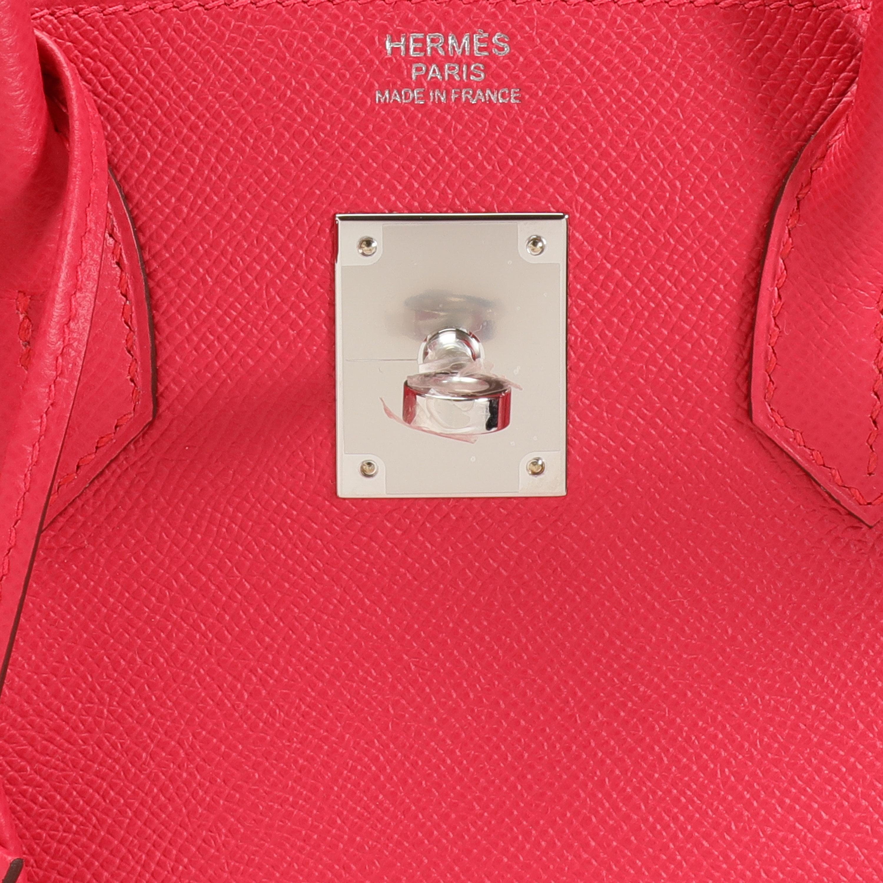 Listing Title: Hermès Rose Extreme Epsom Birkin 30 with Palladium Hardware
SKU: 106470

Condition: New without tags (1500)
Condition Description: Pretty in pink. This Hermès Birkin from 2019 is crafted in Epsom Leather in the eye-catching Rose
