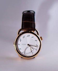 Hermes Rose Gold "Arceau" Automatic Wristwatch
