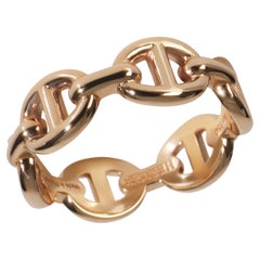 Hermès Rose Gold Chaine d'Ancre Enchainee Ring