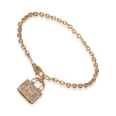 Hermès Rose Gold Diamond Amulettes Collection Constance Bracelet