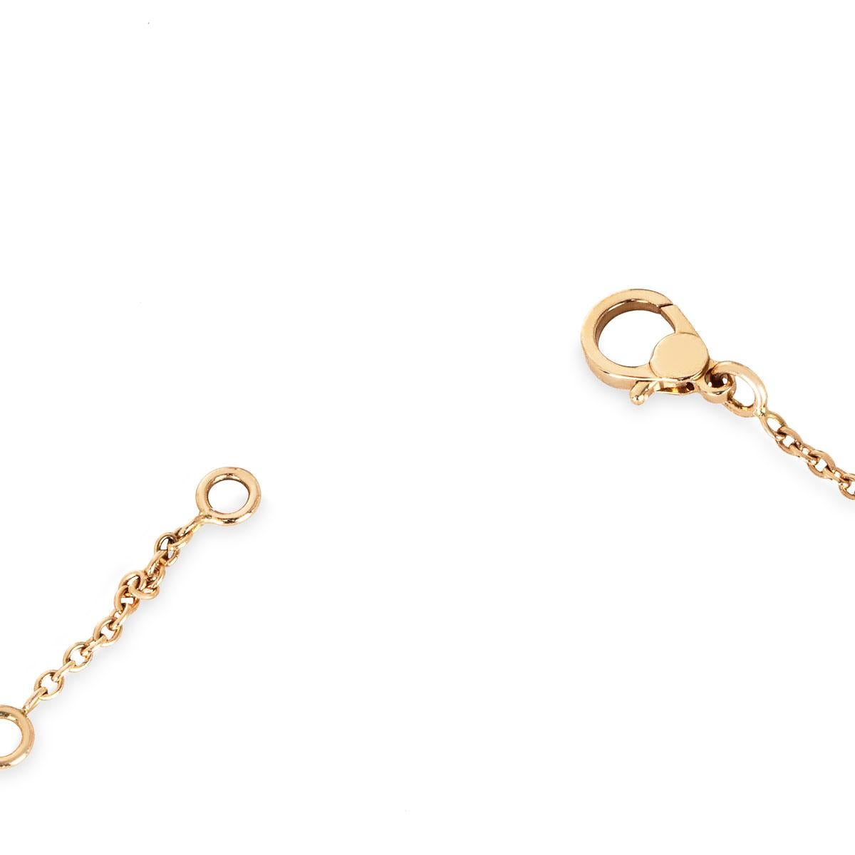 Hermés Collana Finesse con diamanti in oro rosa H219315B 00 in vendita 1