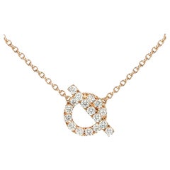Hermés Collana Finesse con diamanti in oro rosa H219315B 00