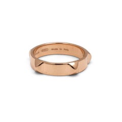 Hermès Rose Gold 'Mini Clous' Ring