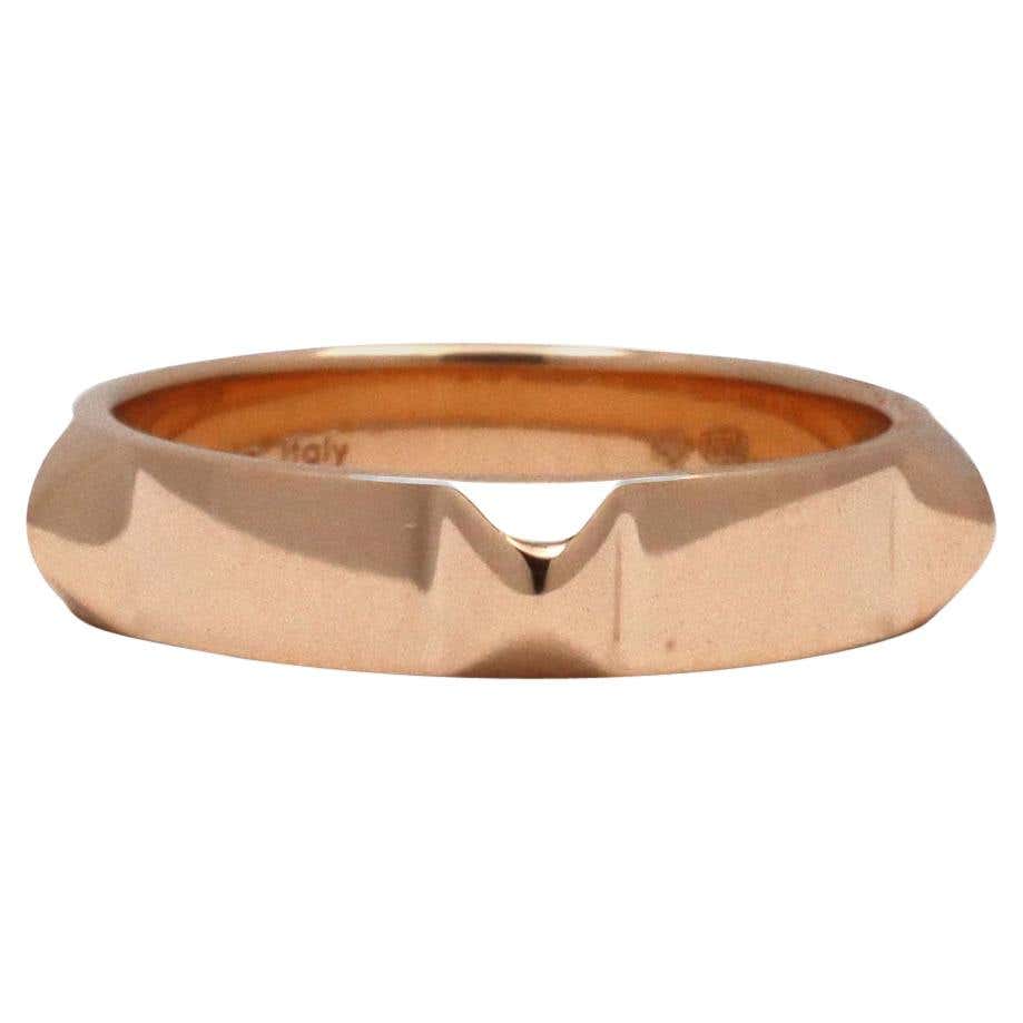Hermes 18K Gold and Sterling Silver Ring at 1stDibs