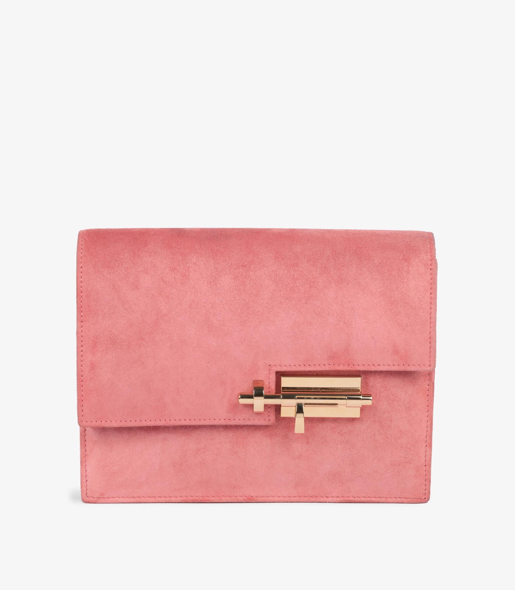 Hermès Rose Indienne Doblis Verrou Clutch

Brand- Hermès
Model- Verrou Clutch
Product Type- Clutch
Serial Number- T
Age- Circa 2015
Accompanied By- Hermès Dust Bag, Protective Felt
Colour- Rose Indienne
Hardware- Gold 
Material(s)-