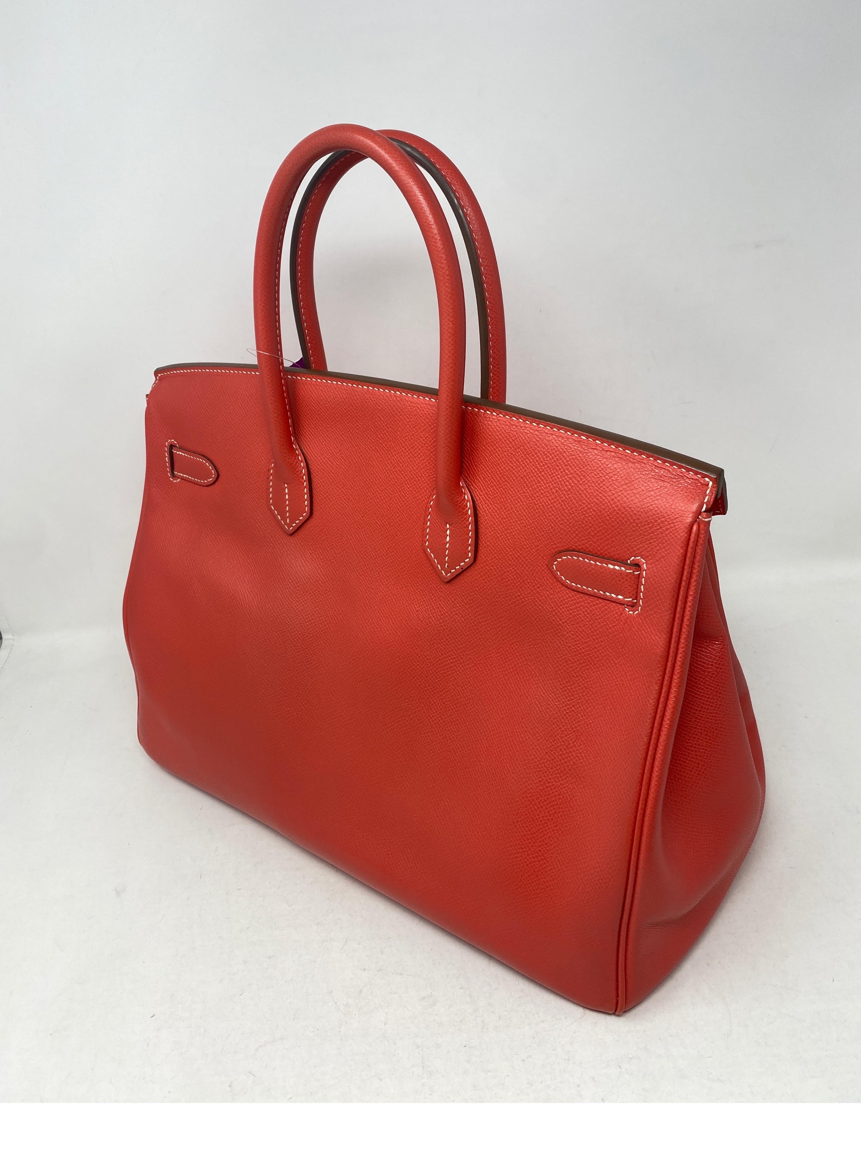 Hermes Rose Jaipur Candy Birkin 35 Bag 6