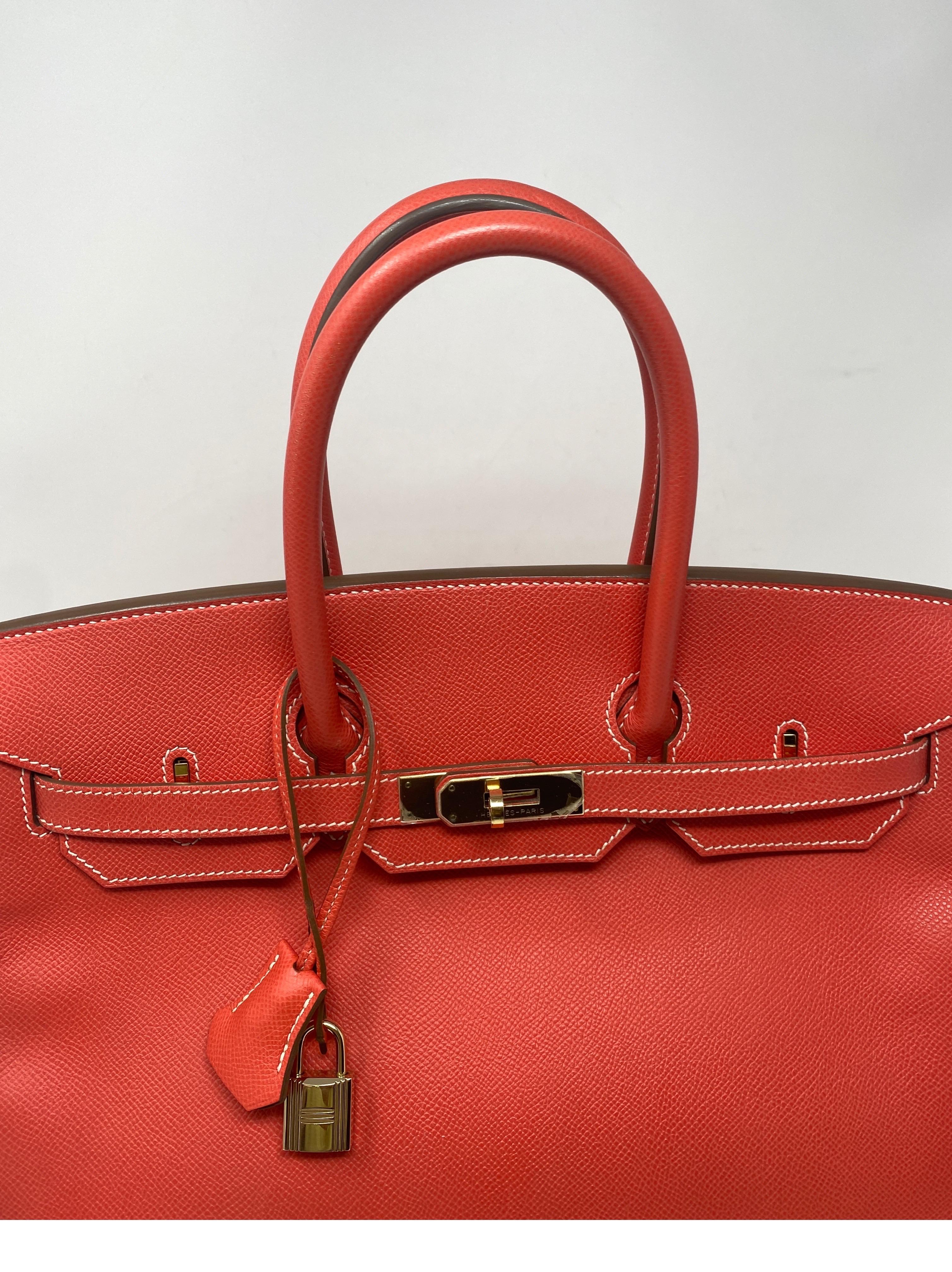 Women's or Men's Hermes Rose Jaipur Candy Birkin 35 Bag
