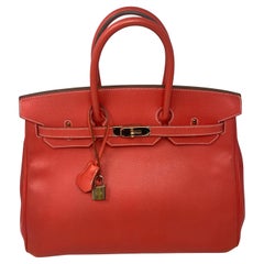 Hermes Rose Jaipur Candy Birkin 35 Bag