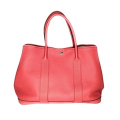 Hermès Rose Jaipur Country Leather Garden Party 36 Tote