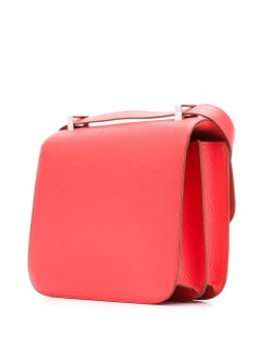 Hermes Rose Jaipur Epsom Leather 24cm Constance Bag
