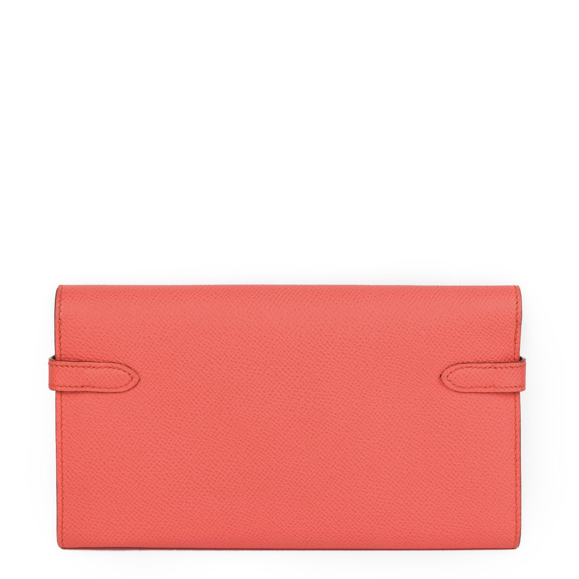 Hermès ROSE JAIPUR EPSOM LEATHER KELLY LONG WALLET


CONDITION NOTES
The exterior is in excellent condition with minimal signs of use.
The interior is in excellent condition with minimal signs of use.
The hardware is in excellent condition with