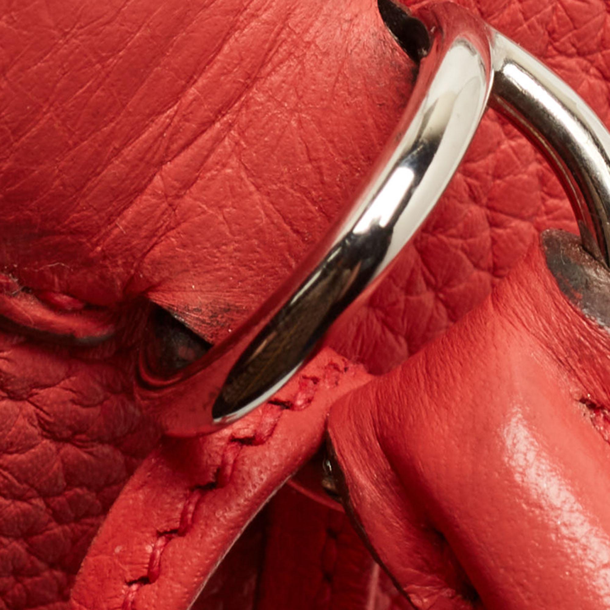 Hermès Rose Jaipur Taurillion Clemence Leather Kelly Retourne 35 Bag 5