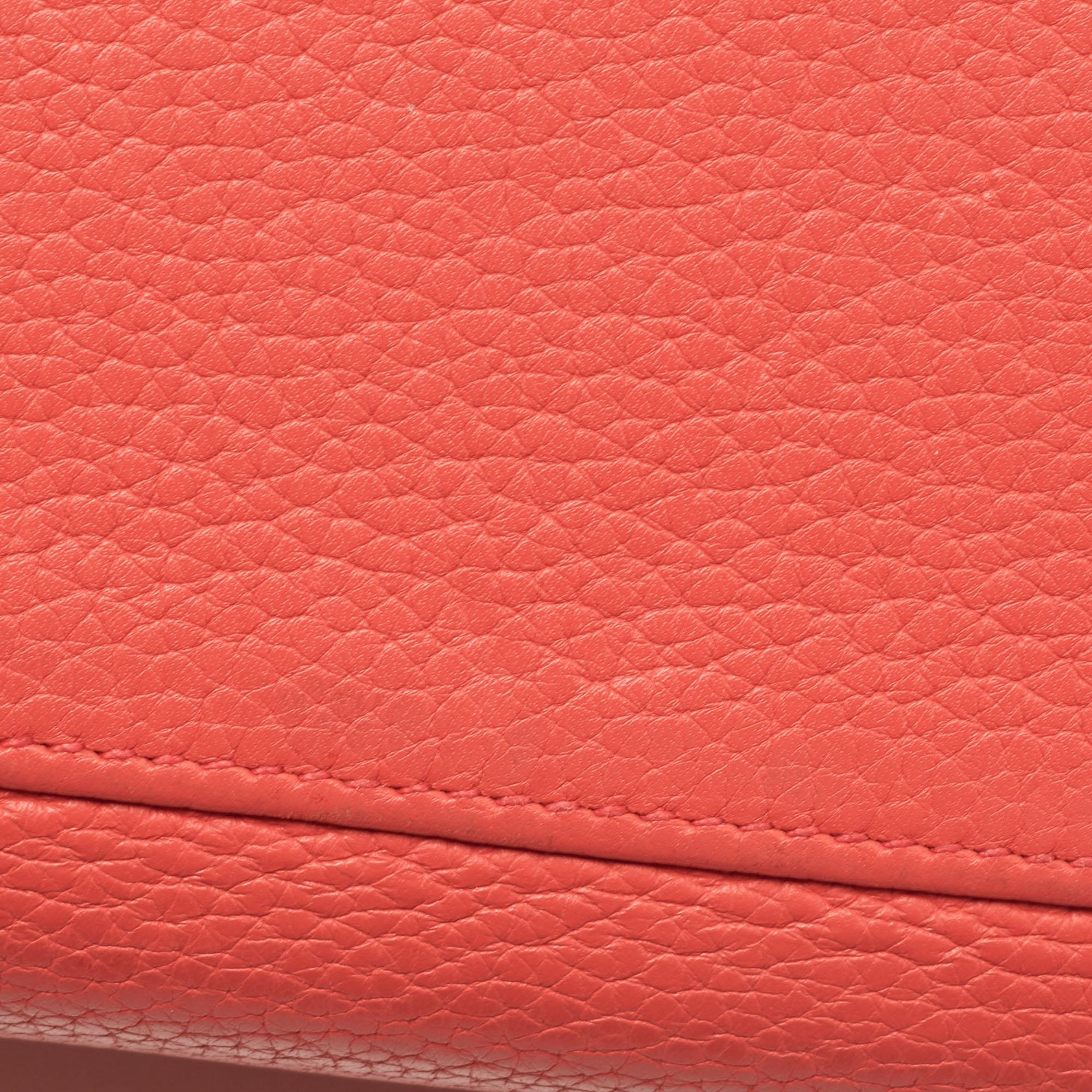 Hermès Rose Jaipur Taurillion Clemence Leather Kelly Retourne 35 Bag 2