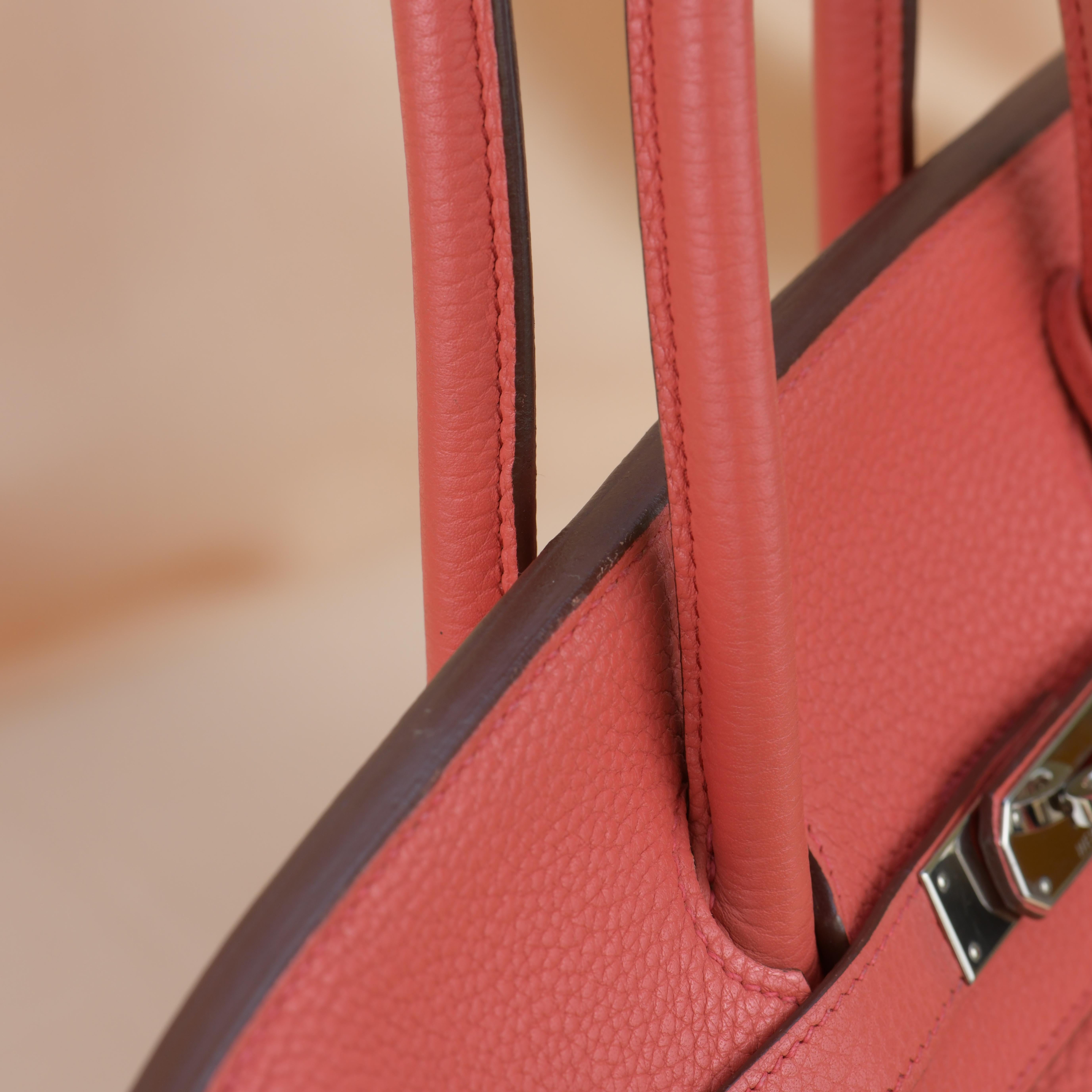 Hermès Rose Jaipur Togo Leather Birkin 35cm with Palladium Hardware 2