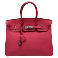 Bolso Hermes Birkin 35 Rosa Lipstick