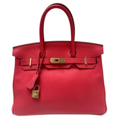 Hermes Rose Pivoine Birkin 30 Bag