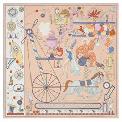 Hermes Rose Poudré / Blanc / Bleu Tea per due persone scarse 90