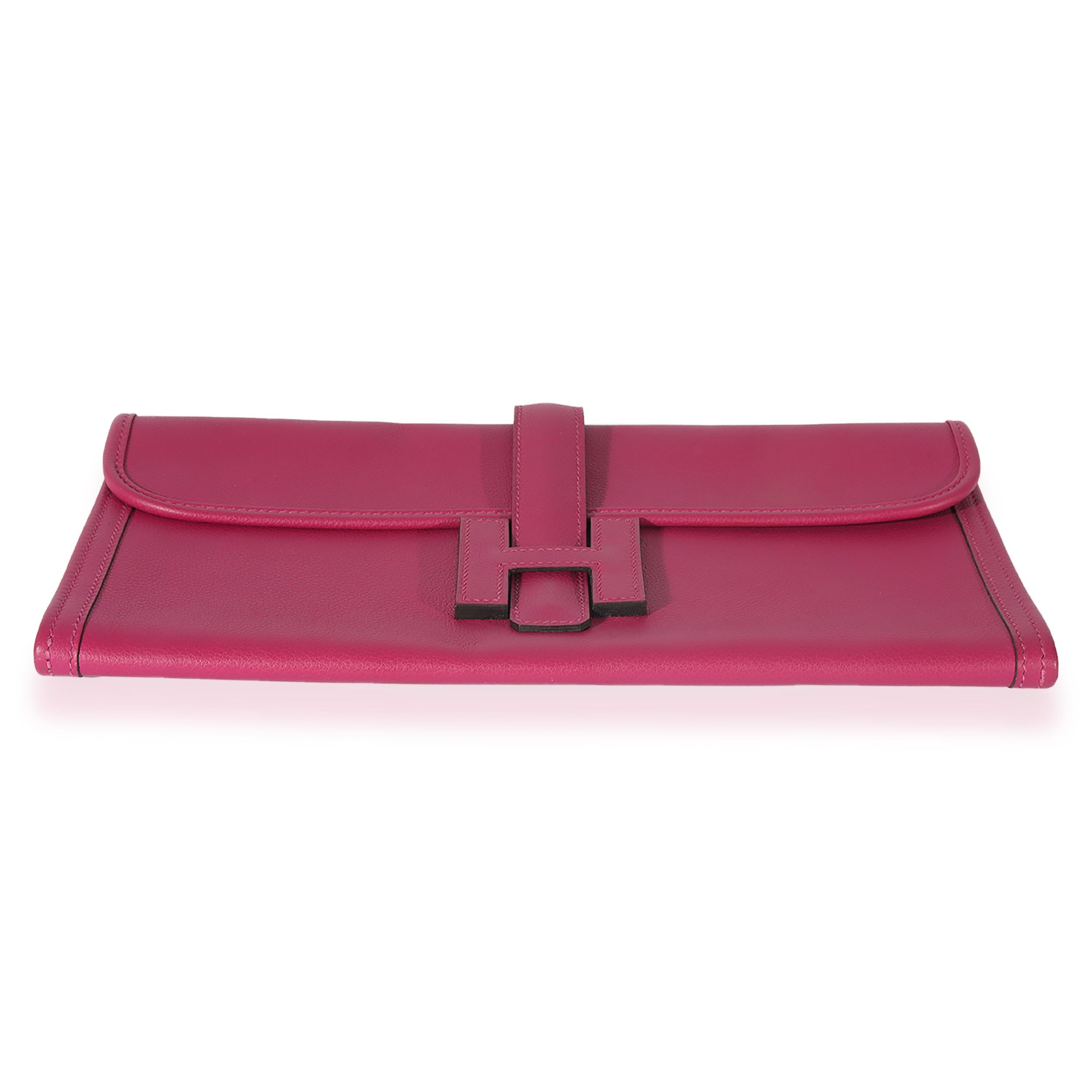 Hermès Rose Pourpre Evercolor Jige Elan 29 2