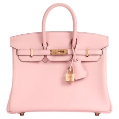 Hermès Rose Sakura & Rose Shocking Swift Leather HSS Special Order Birkin 25cm