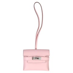 Hermès Rose Sakura Swift Kelly Festival Charm