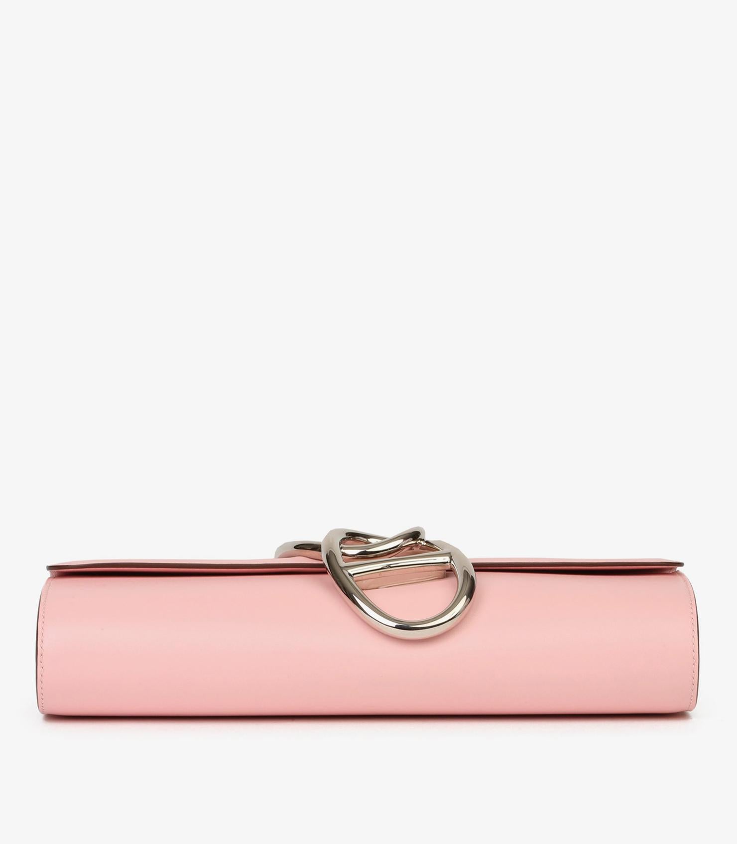 Hermès Rose Sakura Tadelakt Leather Egee For Sale 1