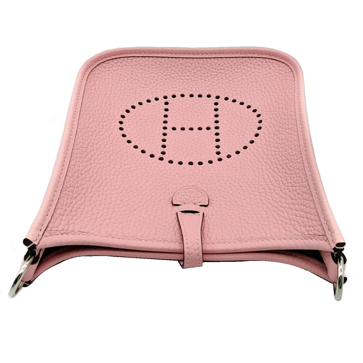hermes mini evelyne pink