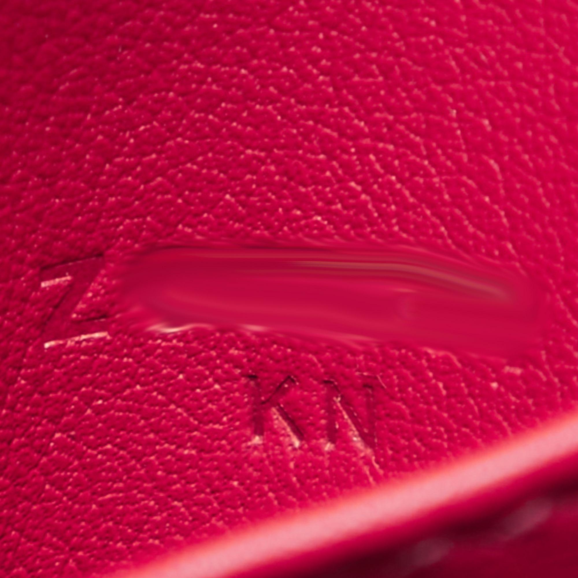 Hermès Rose Shocking Swift Leather Palladium Finish Mini Lindy Bag 1
