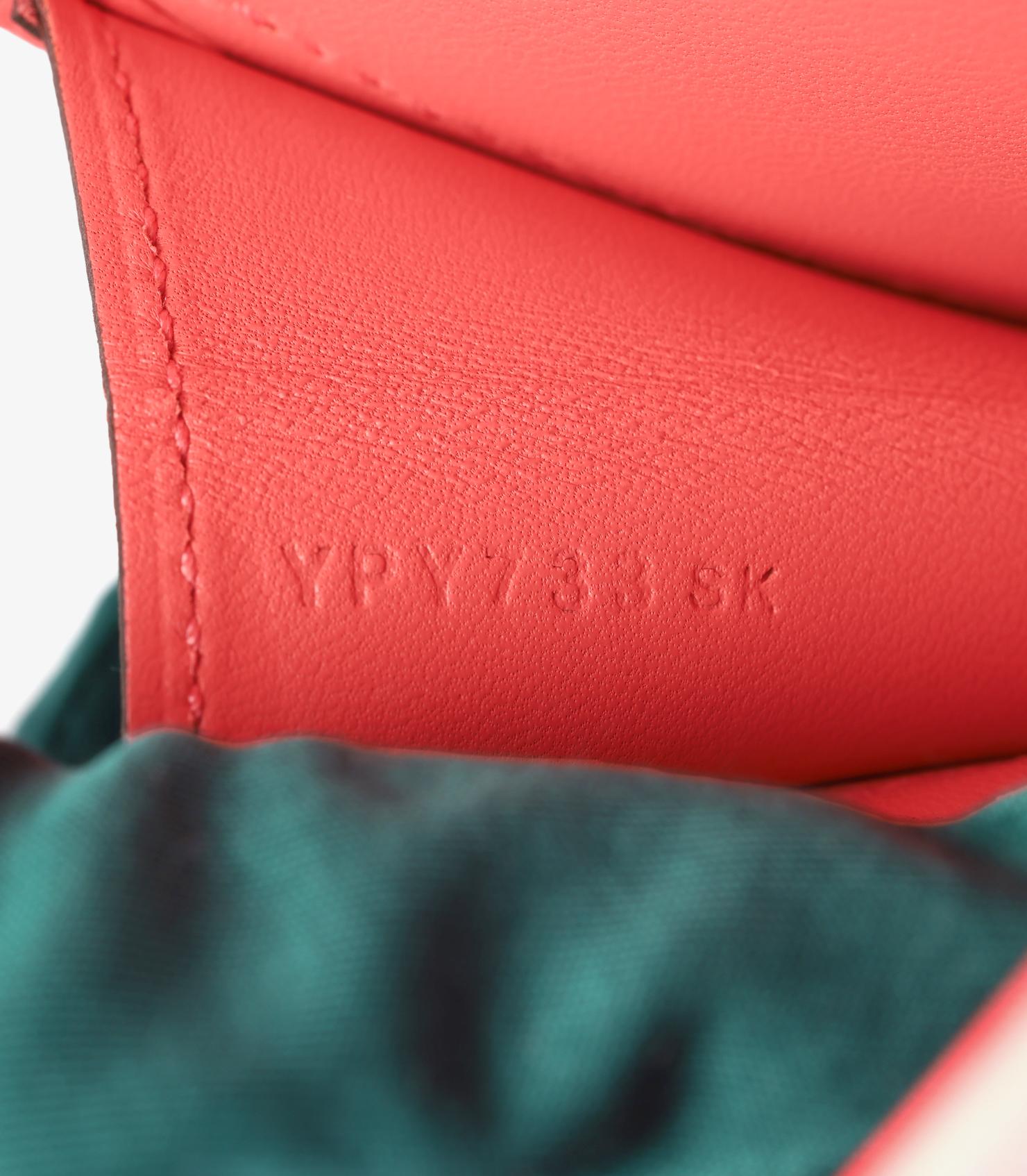 Hermès Rose Texas Evercolour Leder Jige Elan 29 im Angebot 5