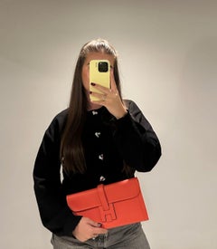 Hermès Rose Texas Evercolour Leather Jige Elan 29