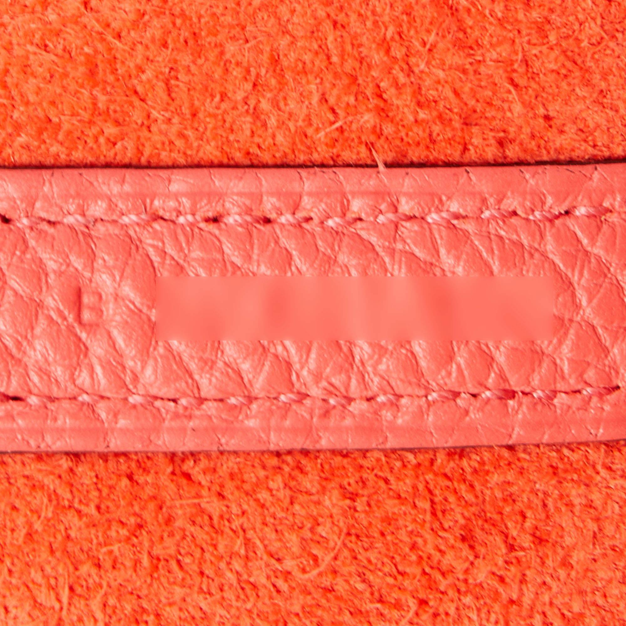 Hermès Rose Texas Taurillon Clemence Leather Picotin Lock 22 Bag 3