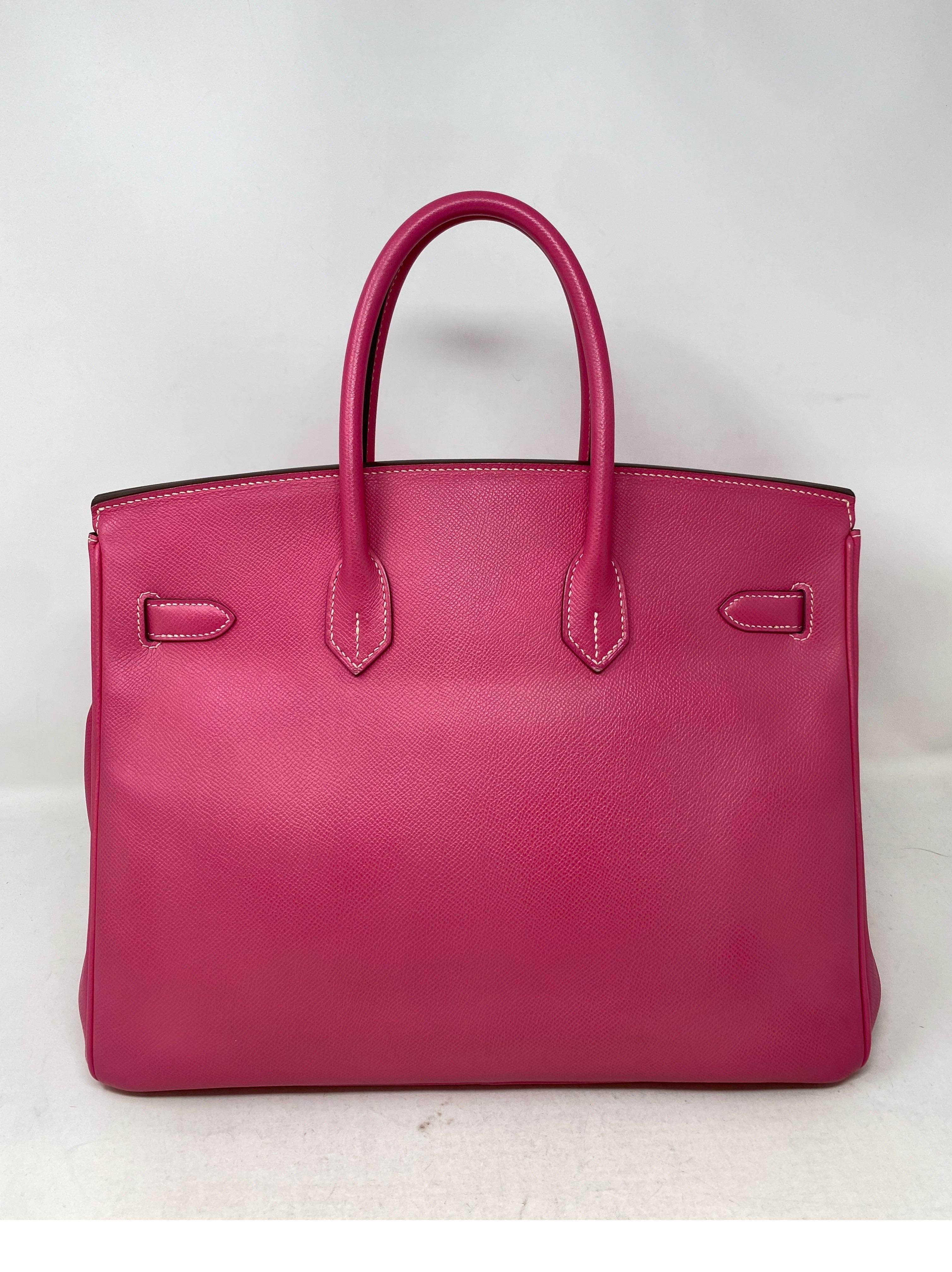 Women's or Men's Hermes Rose Tyrien 30 Candy Birkin Bag