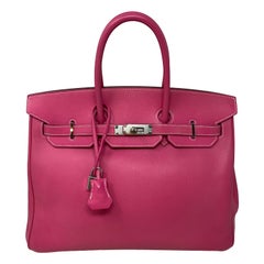 Hermes Rose Tyrien 30 Candy Birkin Bag