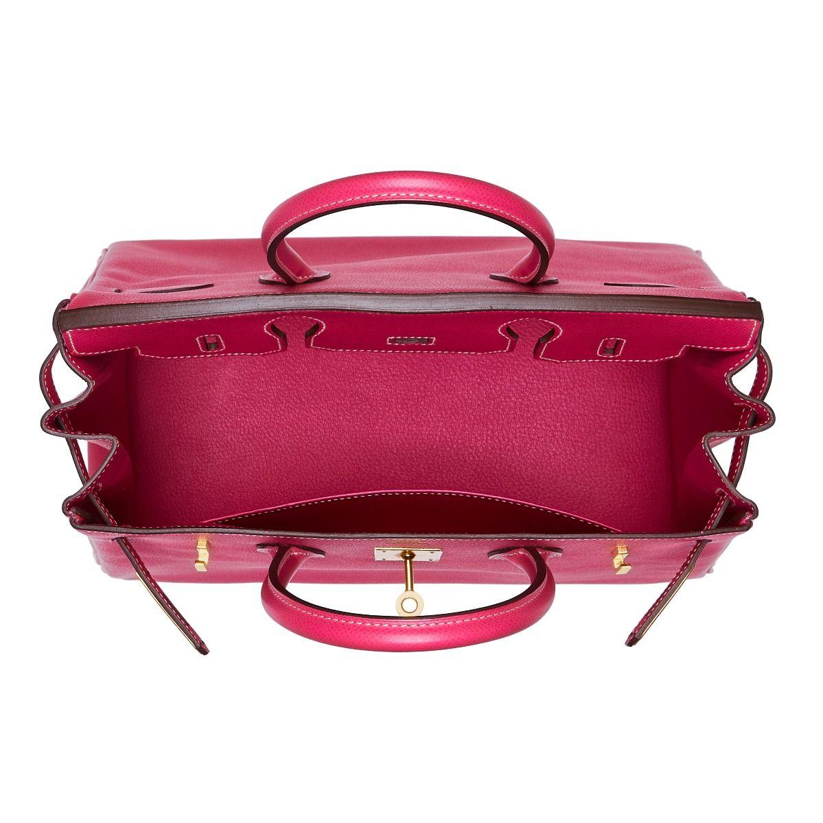 Women's Hermes Rose Tyrien 30cm Birkin Bag