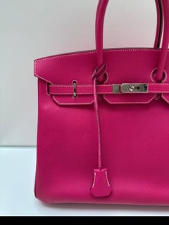 Hermes Rose Tyrien Birkin 35 Bag