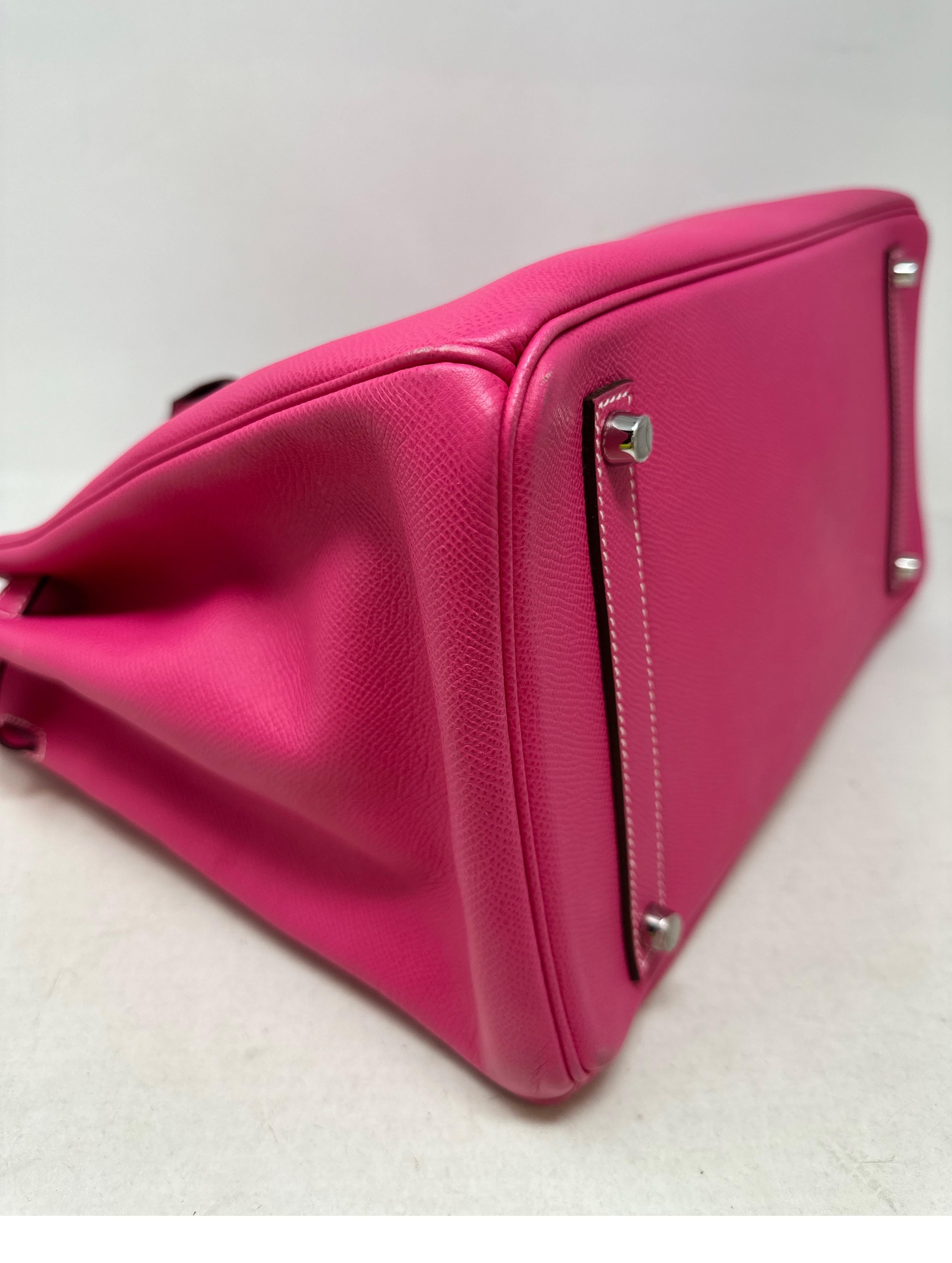 Women's or Men's Hermes Rose Tyrien Birkin 35 Bag