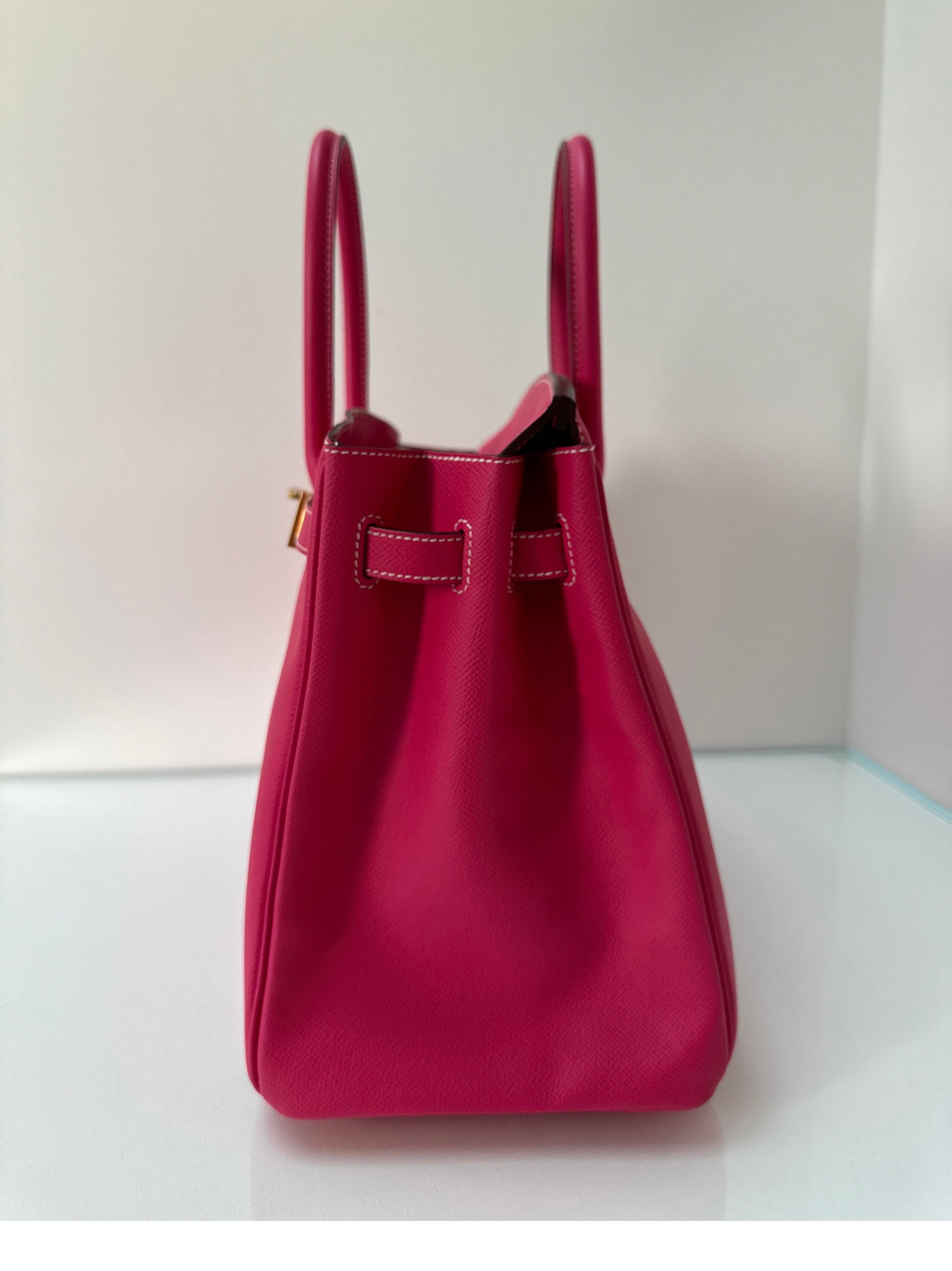 Femenino o masculino Bolso Hermes Rosa Tyrien Birkin 35