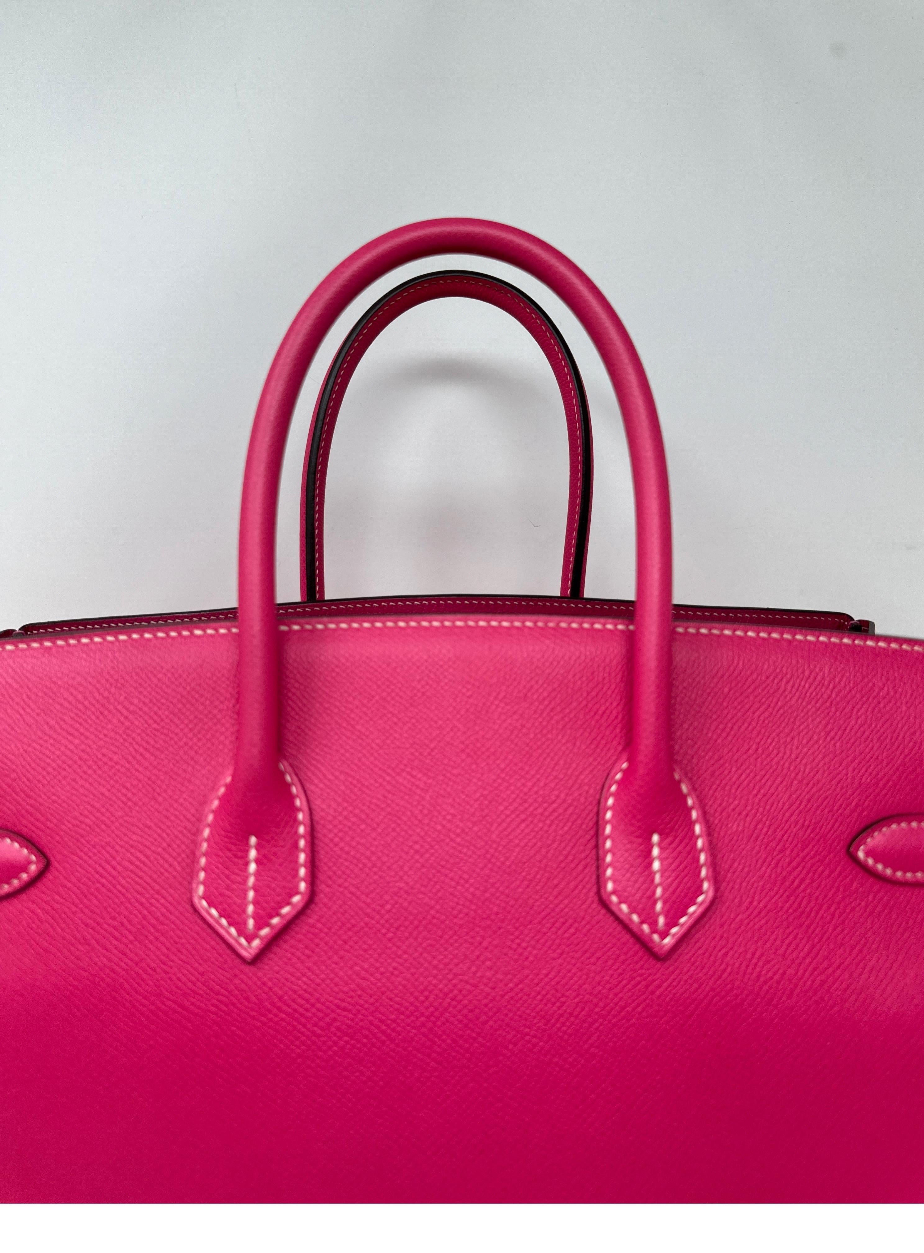 Rose Tyrien Birkin 35 Tasche von Hermès 2