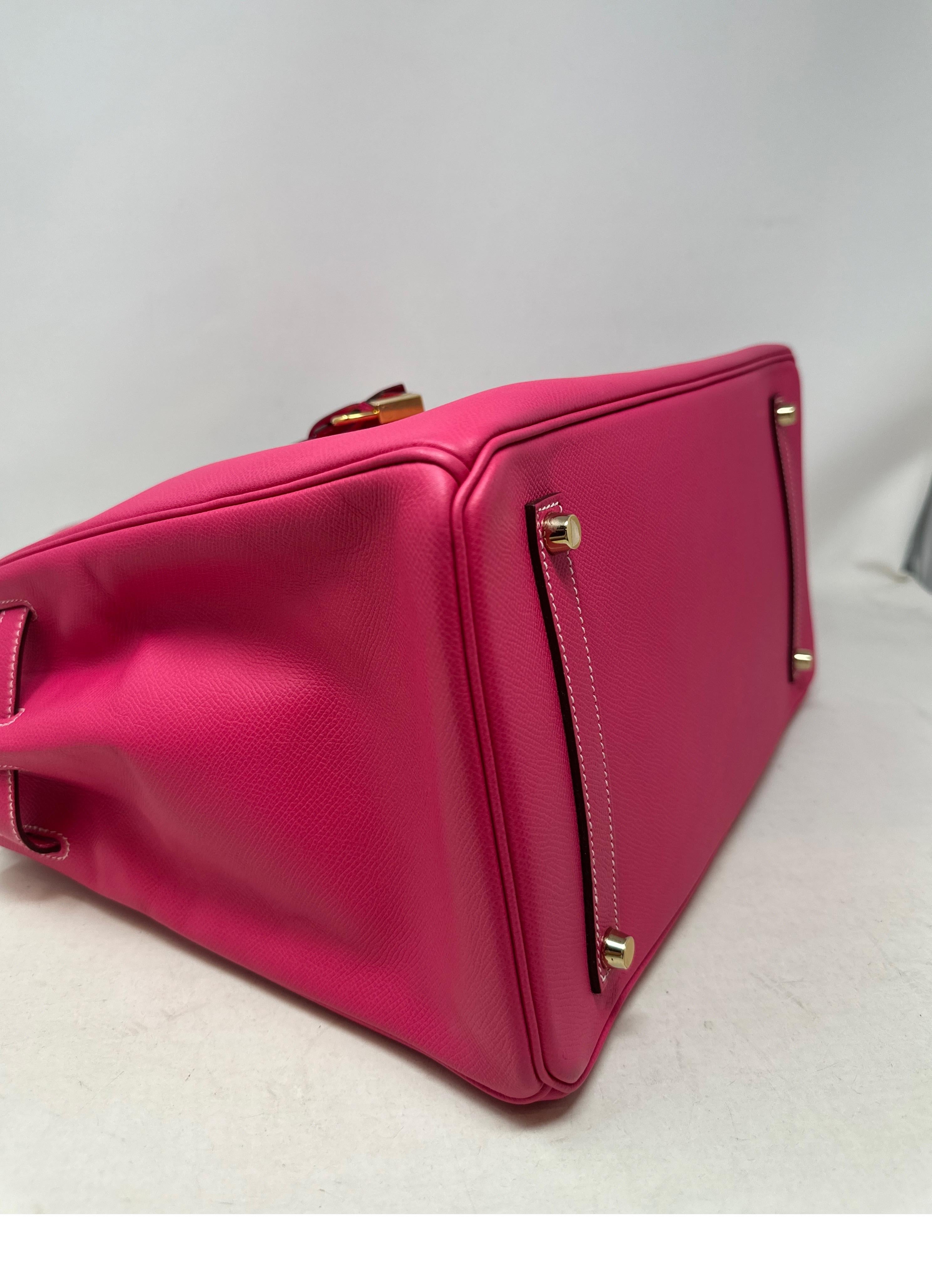 Rose Tyrien Birkin 35 Tasche von Hermès 3