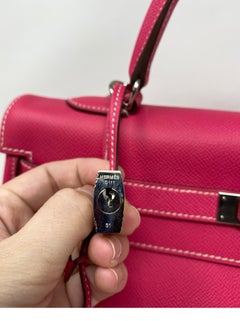 Hermes Rose Tyrien Kelly 35 Bag