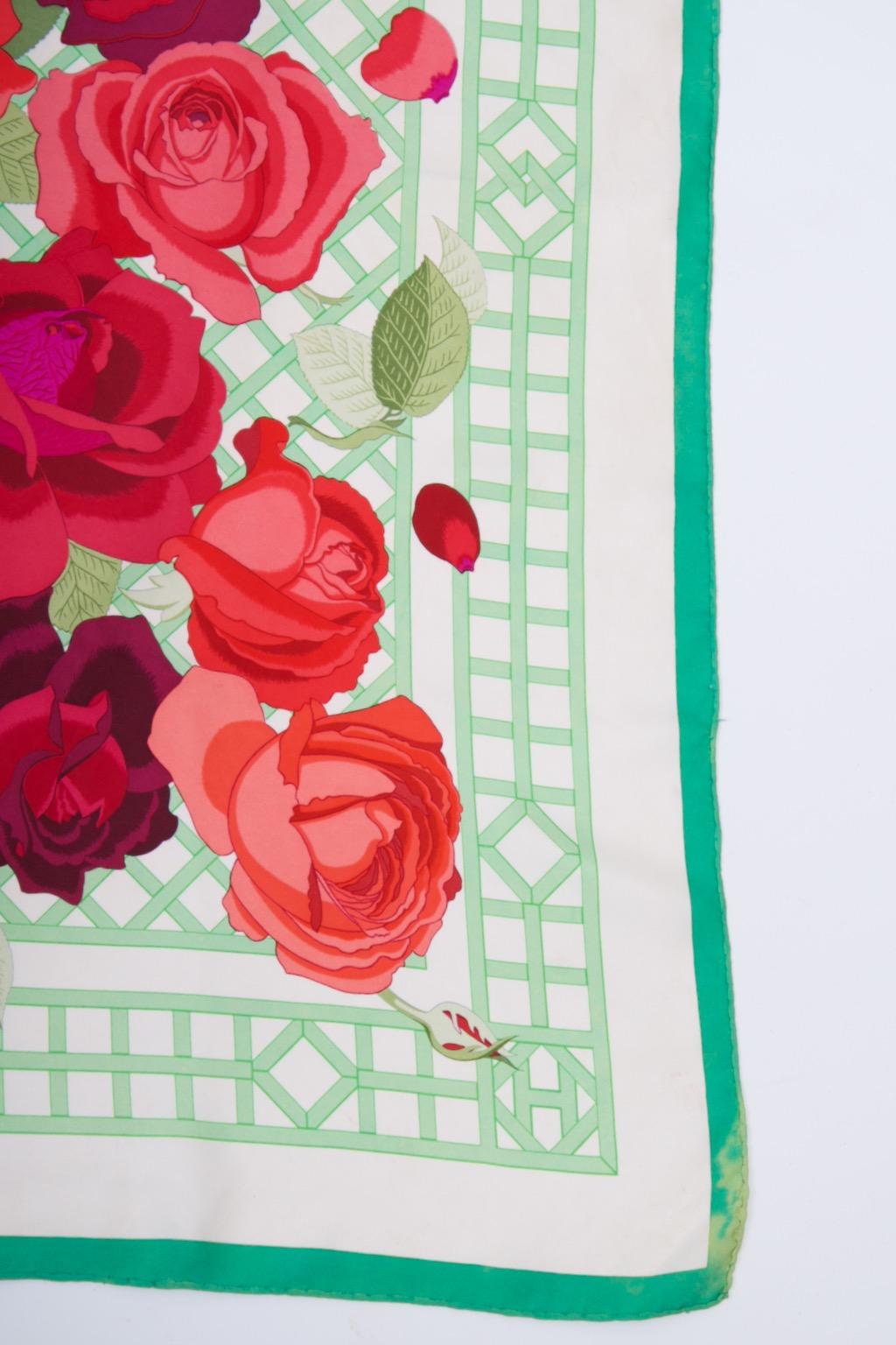Women's Hermes Roseraie Scarf For Sale