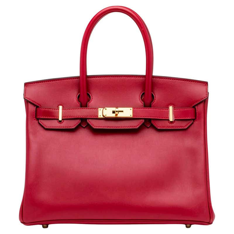 Hermes 30cm Red Birkin Bag For Sale at 1stDibs | hermes birkin bag for ...