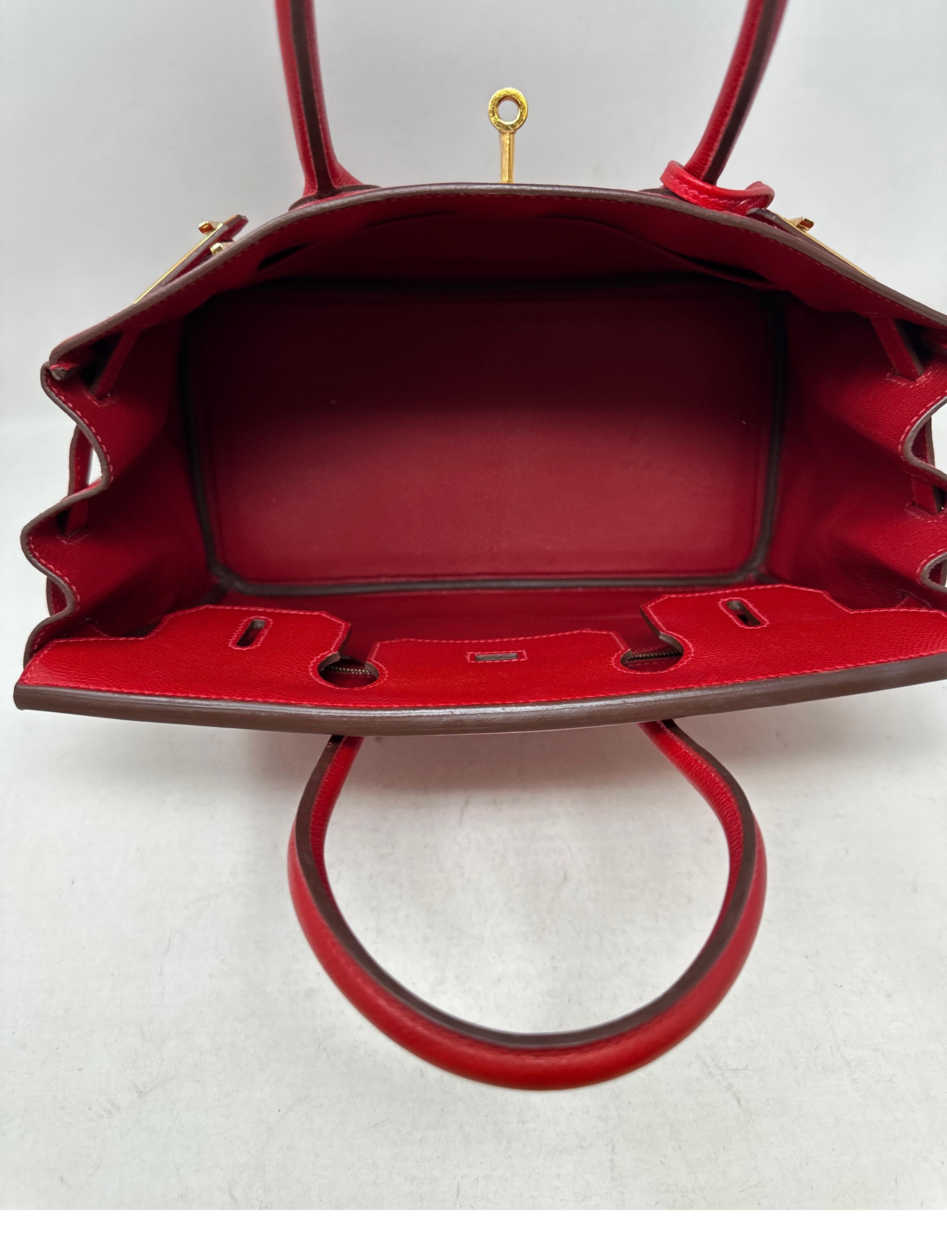 Hermès - Sac Birkin 30 rouge Casaque 5