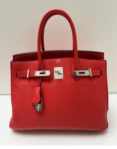 Hermes Rouge Casaque Birkin 35 Bag