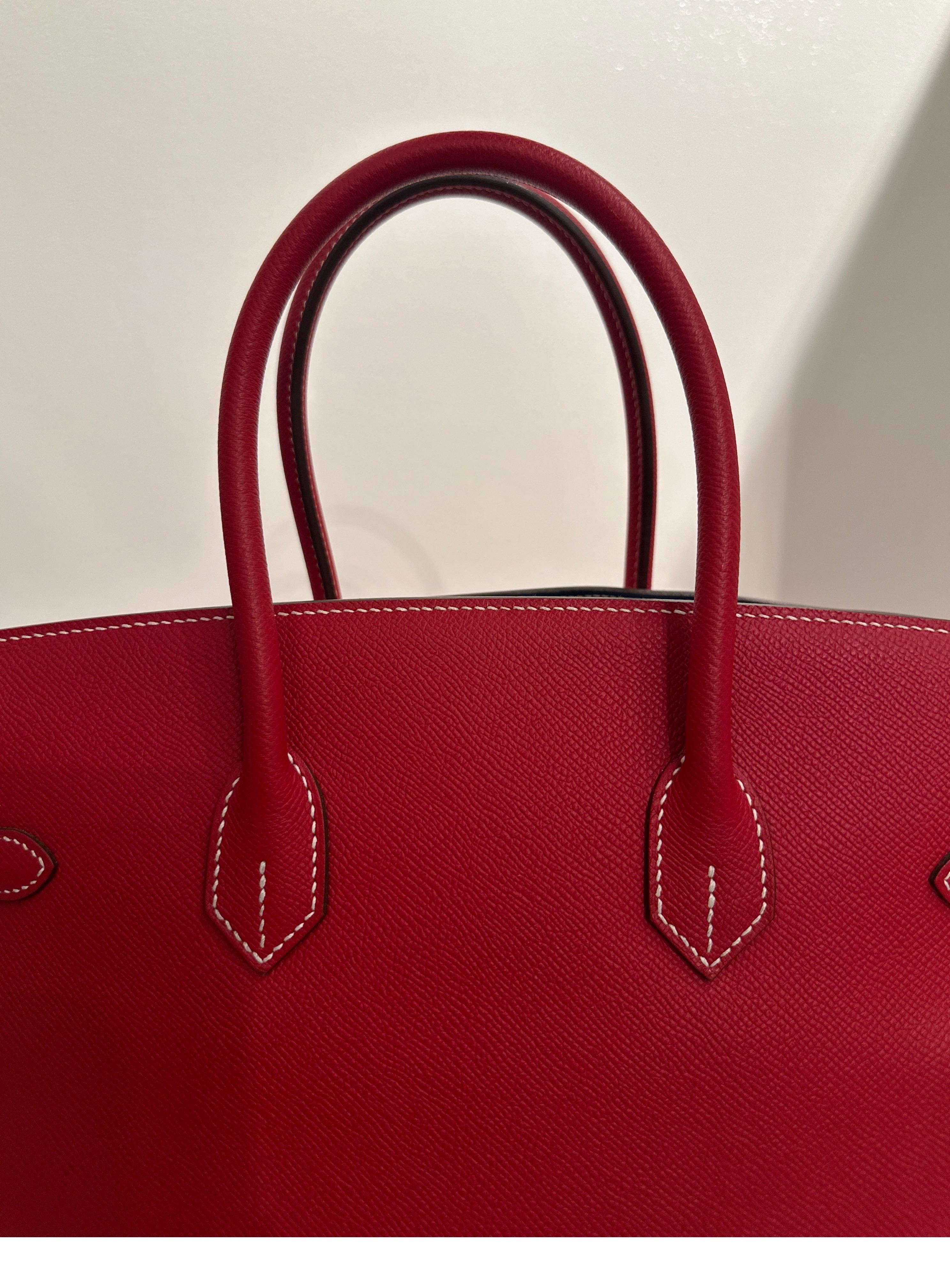 Hermes Rouge Casaque Birkin 35 Bag 3