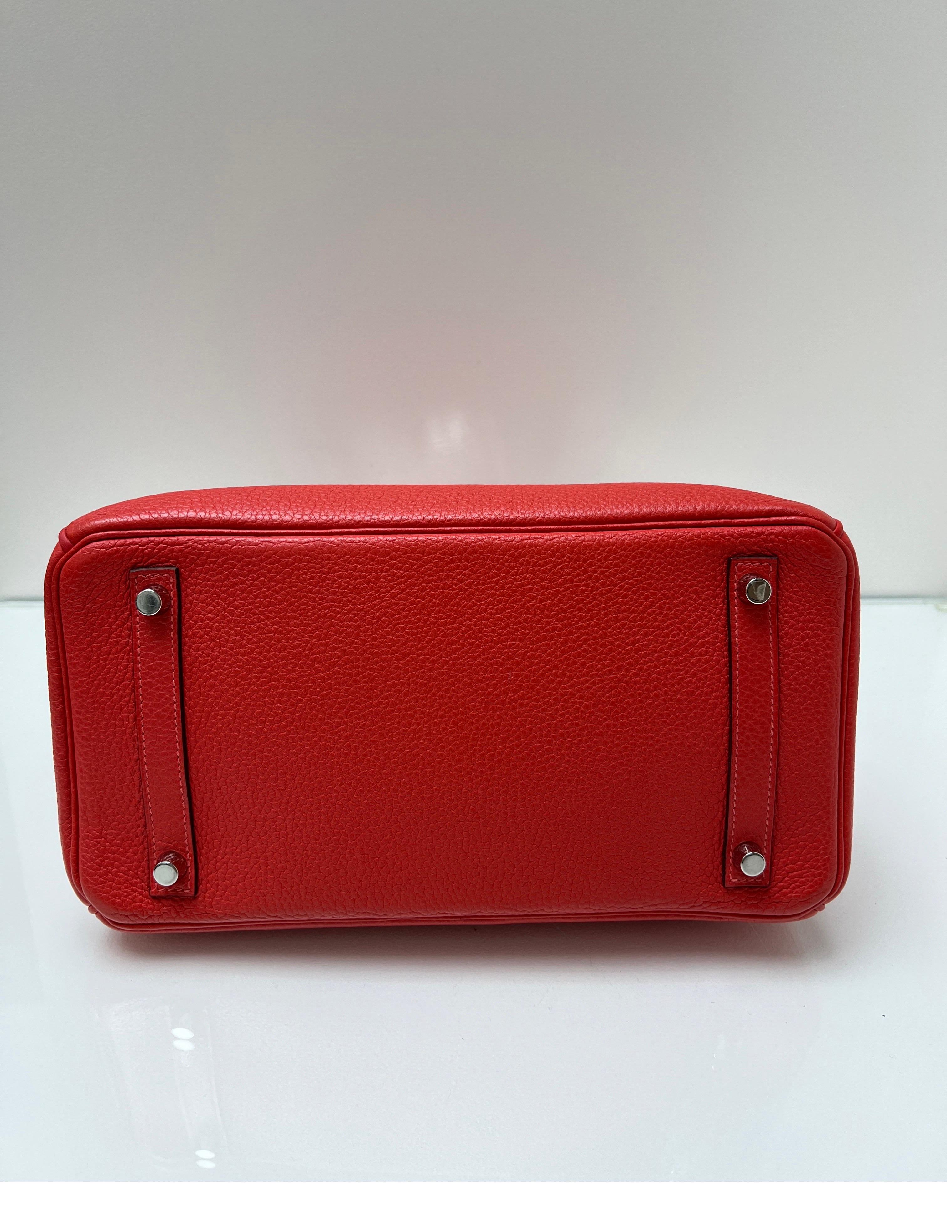 Hermes Rouge Casaque Birkin 35 Bag 4