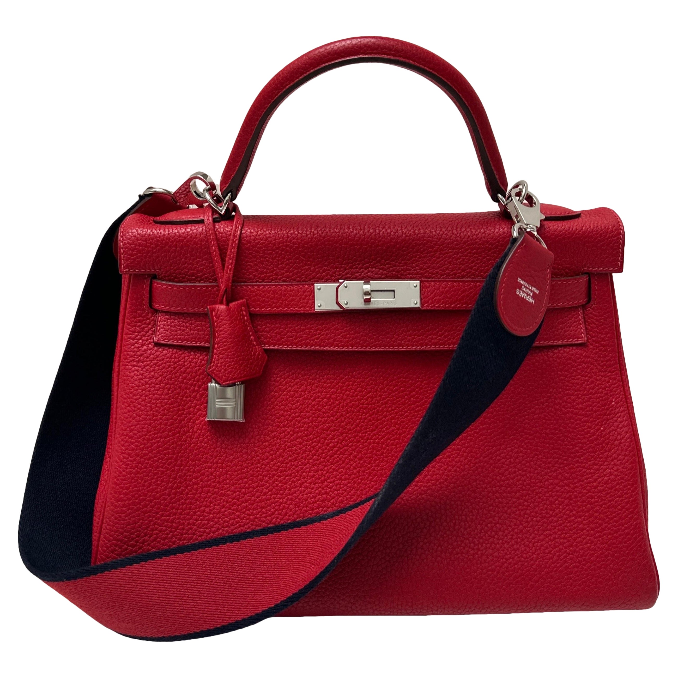 Hermes Rouge Casaque Kelly 32 Tasche