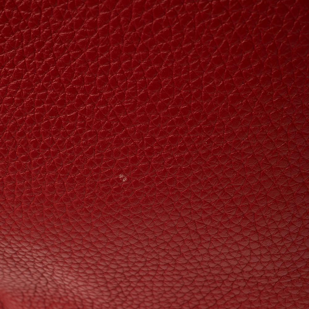 Hermes Rouge Casaque/Rose Jaipur Togo Leather Palladium Hardware So Kelly 26 Bag 3
