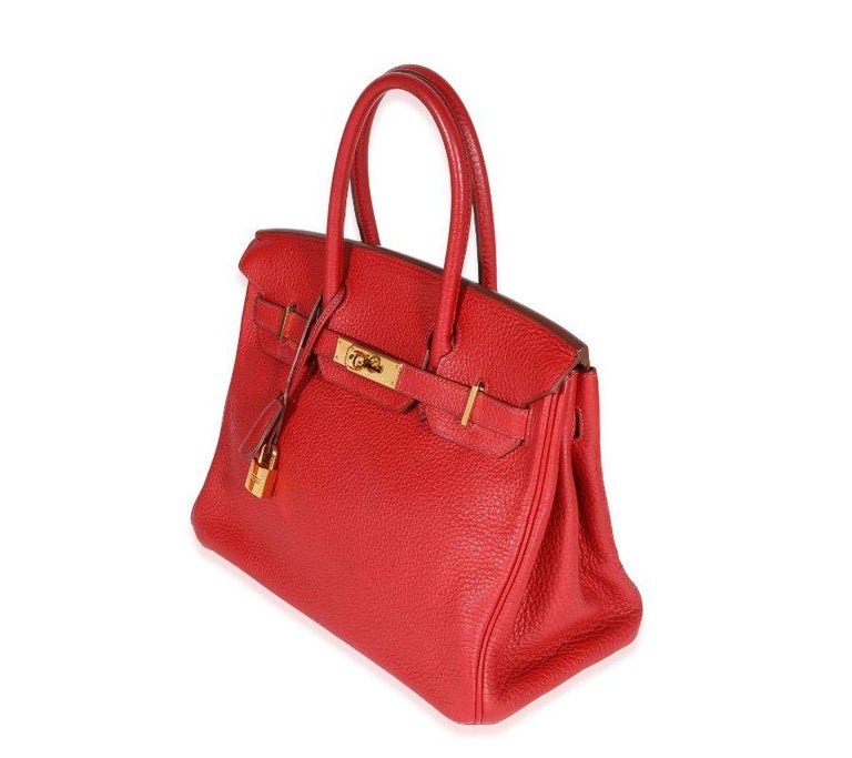 Hermes Birkin 30 Rouge Grenat Togo leather GHW, Luxury, Bags & Wallets on  Carousell
