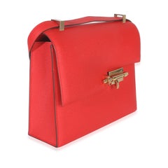 Hermès Rouge Coeur Epsom Verrou 23 GHW